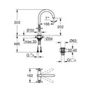 Змішувач для раковини Grohe Atrio L-Size (21019003)
