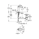 Grohe Veris Смеситель однорычажный для раковины M-Size (23064000) фото 2 Aquada.com.ua