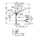 Змішувач для раковини Grohe Allure Brilliant L-Size (23109000)