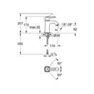 Смеситель для раковины Grohe Grandera (цвет - хром/золото) (23310IG0) фото 3 Aquada.com.ua