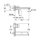GROHE Змішувач для раковини на 2 отвори Lineare  L-Size (23444001) фото 2 Aquada.com.ua