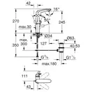 Grohe Eurostyle Змішувач для раковини L-розміру, хром (23569003)