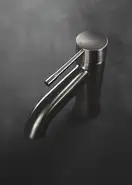 Смеситель для раковины Grohe Essence S-Size (цвет - тёмный графит, матовый), с донным клапаном (23589AL1) фото 2 Aquada.com.ua