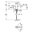 Смеситель для раковины Grohe Essence DN 15 (цвет - золото), без донного клапана (23590GL1) фото 2 Aquada.com.ua