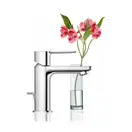 Смеситель для раковины Grohe Lineare XS-Size (цвет - хром), с донным клапаном (23790001) фото 3 Aquada.com.ua