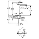 Grohe Eurosmart Cosmopolitan Змішувач для раковини, хром (23921000)