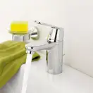 Смеситель онорычажный для раковины Grohe Eurosmart Cosmopolitan DN 15 S-Size (цвет - хром) с донным клапаном (3282500E) фото 2 Aquada.com.ua