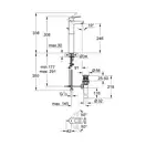 Grohe BauLoop Змішувач для раковини XL, хром (32856000)
