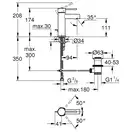 Grohe Essence New Змішувач для раковини S-розмір, хром (32898001)