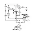 Grohe Essence New Змішувач для раковини S-розмір, хром (32898001)
