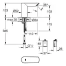 Grohe Bau Cosmopolitan E Смеситель для умывальника, хром (36452000)