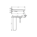 Смеситель для раковины, однорычажный Hansgrohe PuraVida (цвет - хром) (15085000) фото 3 Aquada.com.ua