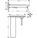 Hansgrohe PuraVida Змішувач для умивальника, хром (15085000)