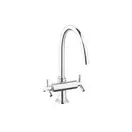 Смеситель для раковины, двухветельный Hansgrohe Metris Classic (цвет - хром) (31000000) фото 1 Aquada.com.ua