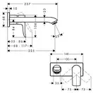 Смеситель для раковины Hansgrohe Metris (цвет - хром) (31086000) фото 2 Aquada.com.ua