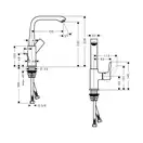 Hansgrohe Metris 230 Змішувач для умивальника, хром (31087000)
