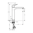 HANSGROHE Focus E 230 Змішувач для умивальника, хром (31531000)