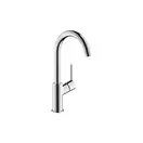 Смеситель для раковины, однорычажный Hansgrohe Talis (цвет - хром), с донным клапаном (32084000) фото 1 Aquada.com.ua