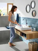 HANSGROHE Смеситель для раковины 240, однорычажный Novus  (71126000) фото 2 Aquada.com.ua