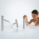Hansgrohe Talis Select E Змішувач для умивальника, хром (71750000)
