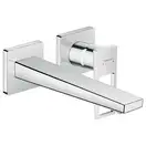 HANSGROHE Смеситель для раковины однорычажный с дугообразной ручкой и изливом 225 мм, настен. монтаж, хром Metropol (74526000) фото 1 Aquada.com.ua