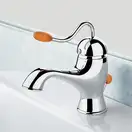 Смеситель для раковины Nicolazzi Antelao ручка CILIEGIO (3402CR20) фото 2 Aquada.com.ua
