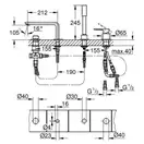 Grohe Lineare New Смеситель для ванны, хром (19577001)