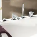 Смеситель для ванны Grohe Eurocube (цвет - хром) (19897000) фото 2 Aquada.com.ua