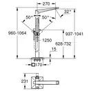 Смеситель напольный для ванны Grohe Allure Brilliant (23119001) фото 2 Aquada.com.ua