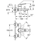 Grohe BauLoop Змішувач для ванни, хром (23603000)