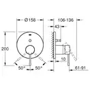Grohe Essence New Смеситель скрытого монтажа, хром (24058001)
