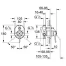 Grohe BauClassic Змішувач для ванни, хром (29047000)
