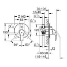 Grohe Eurosmart Змішувач для ванни, хром (33305002)