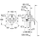 Grohe Eurosmart Змішувач для ванни, хром (33305002)