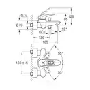 Grohe Eurostyle Змішувач для ванни, хром (33591003)