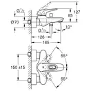 Grohe Eurostyle Змішувач для ванни, хром (33591003)