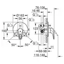 Смеситель для ванны Grohe Eurostyle (цвет - хром) (33637003) фото 2 Aquada.com.ua