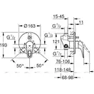 Смеситель для ванны Grohe Eurostyle (цвет - хром) (33637003) фото 4 Aquada.com.ua