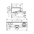 HANSGROHE ShowerTablet Select Термостат, хром-белый (13151400)