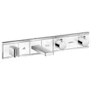 Термостат для ванны Hansgrohe RainSelect (цвет - хром/белый) (15359400) фото 1 Aquada.com.ua