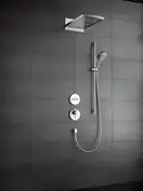 Термостат для ванны Hansgrohe Showerpipe ShowerSelect S (цвет - хром), для 1 потребителя (15744000) фото 2 Aquada.com.ua
