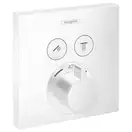 Термостат для ванны на 2 потребителя Hansgrohe ShowerSelect (цвет - белый матовый) (15763700) фото 1 Aquada.com.ua
