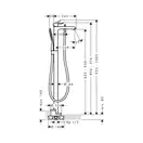 Hansgrohe Metris Змішувач для ванни, хром (31471000)
