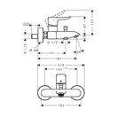 Hansgrohe Mertis Змішувач для ванни, хром (31480000)