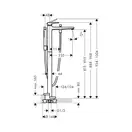 Змішувач для ванни Hansgrohe Metropol (32532340)