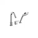 Смеситель на борт ванны Hansgrohe Logis (цвет - хром) (71313000) фото 1 Aquada.com.ua