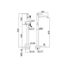 Смеситель напольный для ванны Paffoni Light (цвет - rose) (LIG032ROSE+LIG030) фото 2 Aquada.com.ua