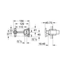 Grohe Grandera Смеситель однорычажный встраиваемый универсальный механизм (23319000) фото 2 Aquada.com.ua