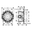 Hansgrohe iBox universal Скрытая часть (01800180)