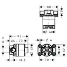 HANSGROHE Axor Starck Organic Встраиваемая часть для смесителя (10902180)